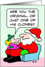 Kid asks if Santa is a clone card