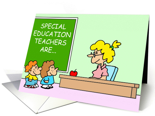 Special Education Teachers card (202890)
