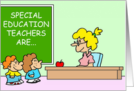 Special Education Teachers card