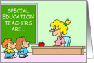 Special Education Teachers card