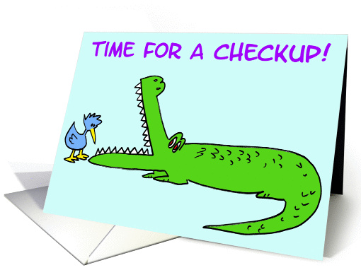 Time for a checkup (dental) card (202930)