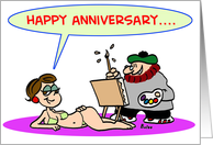artist’s anniversary card
