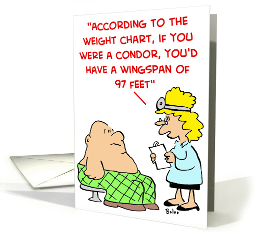 WEIGHT CHART card (220153)