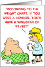 WEIGHT CHART card