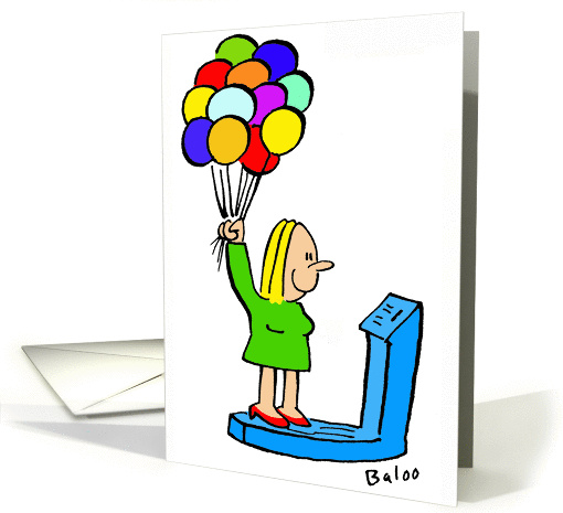 DIETING BALLOONS card (220267)