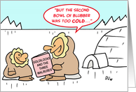 ESKIMOES GOLDILOCKS card