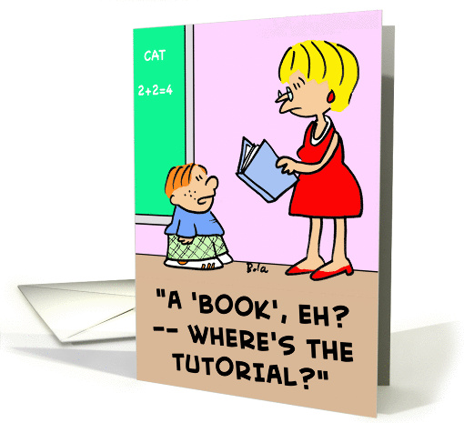 Teacher Book Tutorial
 card (221260)