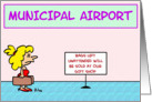 Municipal Airport - Have A Nice Trip! card