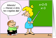 Teacher - Esperanto