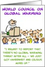 GLOBAL WARMING Earth Day Humor card