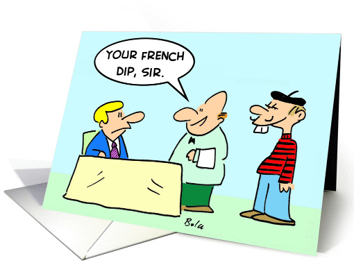 FRENCH DIP card (226341)
