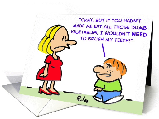 Dumb Vegetables - Mother'S Day
 card (227956)