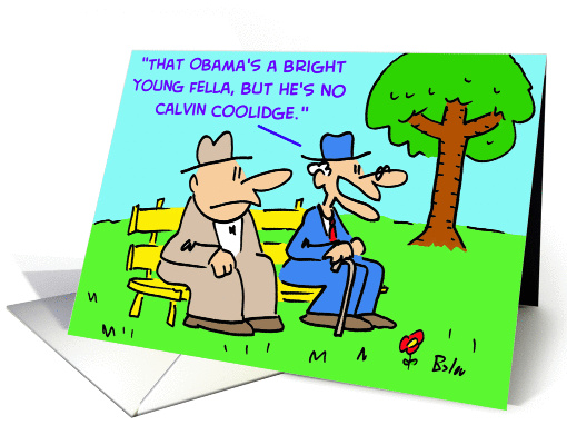 Obama Bright Young Fella
 card (229058)