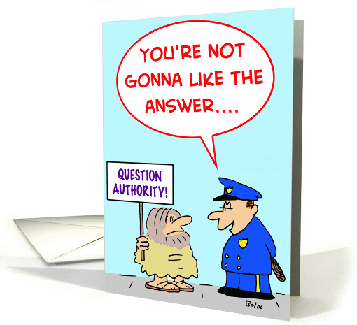 QUESTION AUTHORITY! card (229803)
