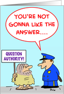 QUESTION AUTHORITY! card