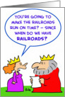 Railroads Run On Time card