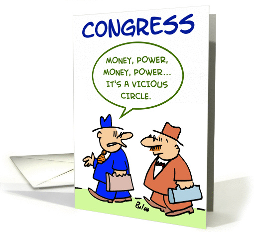 Congress - Money card (231457)