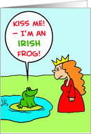 Irish Frog - St. Patrick’S Day card