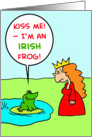 Irish Frog - St. Patrick’S Day card