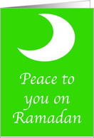 Peace To You On Ramadan card