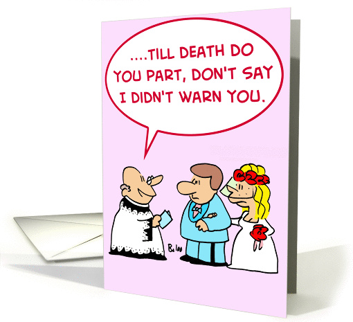 Till Death Do You Part - Anniversary
 card (232506)
