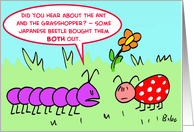 Ant And The Grasshopper card