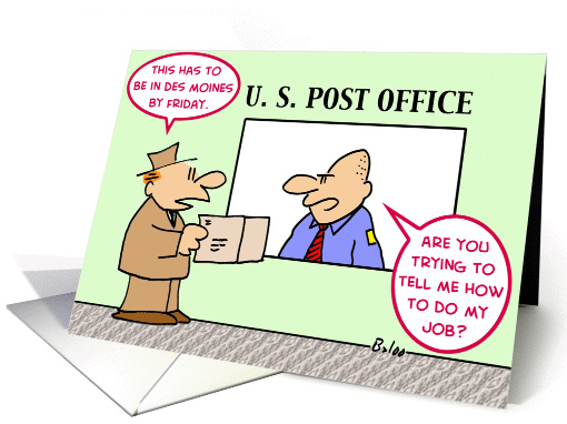 U. S. Post Office
 card (233200)