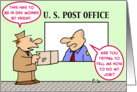 U. S. Post Office card