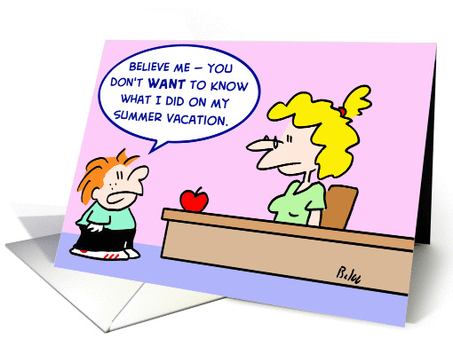 SUMMER VACATION card (234270)