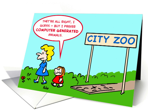 Computer Generated Animals
 card (234750)