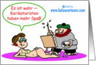 Cartoonists Have More Fun - German card