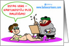 Cartoonists Have More Fun - Esperanto card