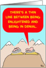 Enlightened And In Denial card