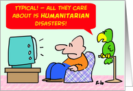 HUMANITARIAN DISASTERS card