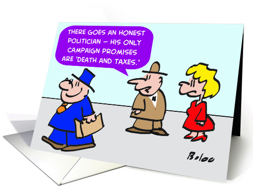 HONEST POLITICIAN card (237084)