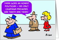 HONEST POLITICIAN card