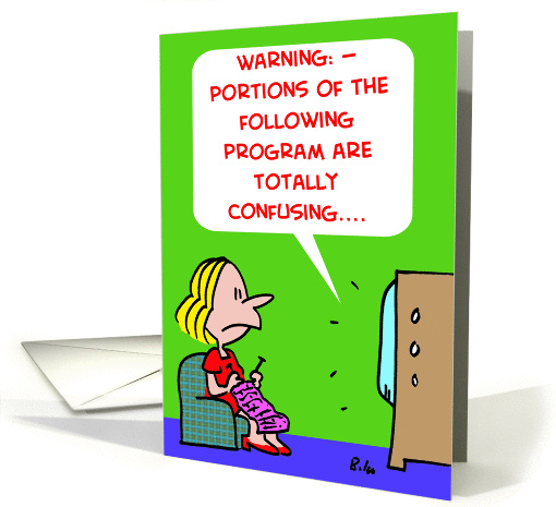 TOTALLY CONFUSING card (238287)