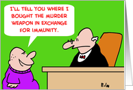 MURDER WEAPON card
