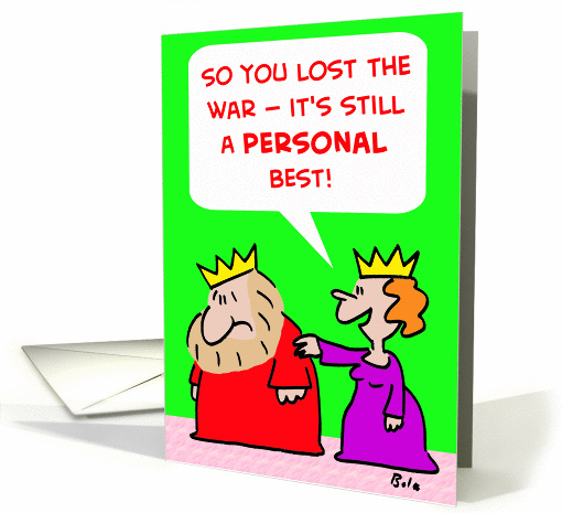 PERSONAL BEST card (238357)