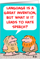 HATE SPEECH card