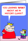 HISTORY CLASS card