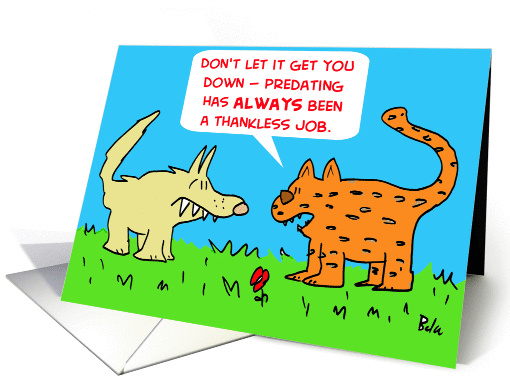 Predating Thankless Job
 card (240345)