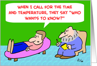 Time And Temperature card