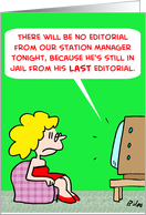 Jail From Last Editorial card