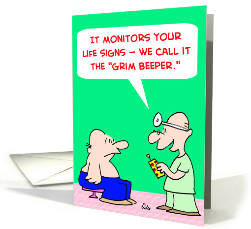 GRIM BEEPER card (241023)