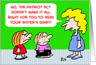 PATRIOT ACT card