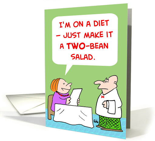 Two-Bean Salad - Good Luck
 card (242868)