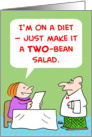 Two-Bean Salad - Good Luck card