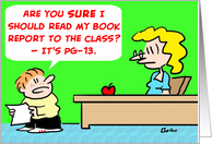 Book Report - Thank You card