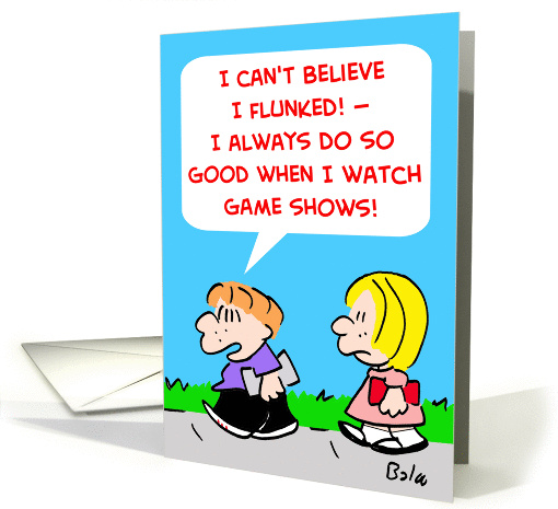 Flunked - Thank You
 card (244557)